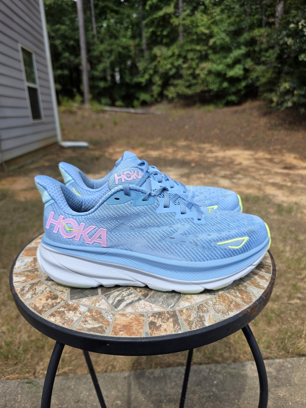 Hoka Clifton 9 1127896 DNK Dusk Pink Twilight Running Shoes Sneaker Women Sz 8 B